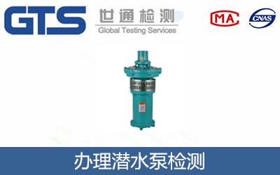 办理潜水泵检测